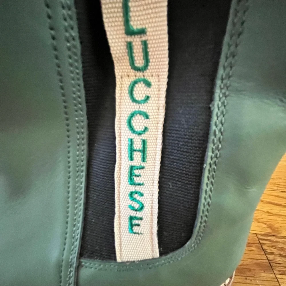 Lucchese Women’s Military Green Rain All-Weather Garden Boots Sz 8 women’s - Picture 4 of 7